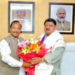 Chhattisgarh | आदिम जाति विकास मंत्री रामविचार नेताम ने केन्द्रीय जनजातिय कार्य मंत्री जुएल ओराम से की सौजन्य मुलाकात