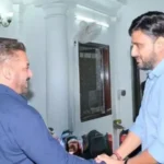 सलमान खान ने राजनाथ सिंह से मुलाकात की : दिल्ली में 45 मिनट तक बातचीत की, बेटे नीरज सिंह ने गेट पर रिसीव किया