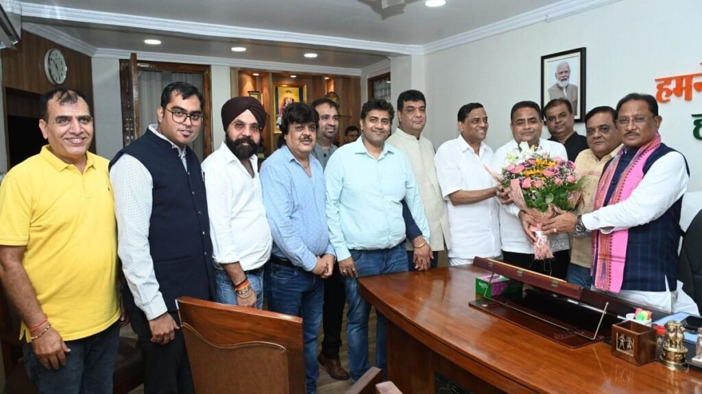 मुख्यमंत्री विष्णुदेव साय से चेम्बर प्रतिनिधिमंडल ने मुलाकात, ऐतिहासिक GST सुधार पर जताया आभार