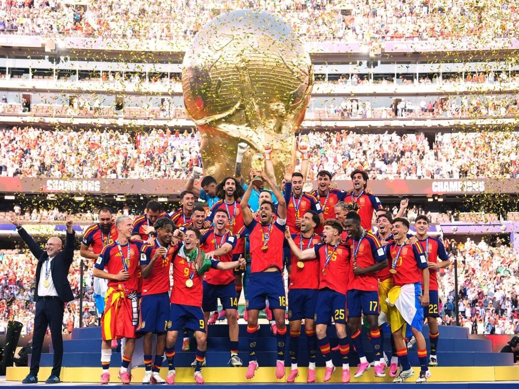 FIFA WC 2026 Final : ‘वीवा एस्पाना’… 16 साल बाद वर्ल्ड चैंपियन बना स्पेन, फाइनल में अर्जेंटीना को 1-0 से हराया